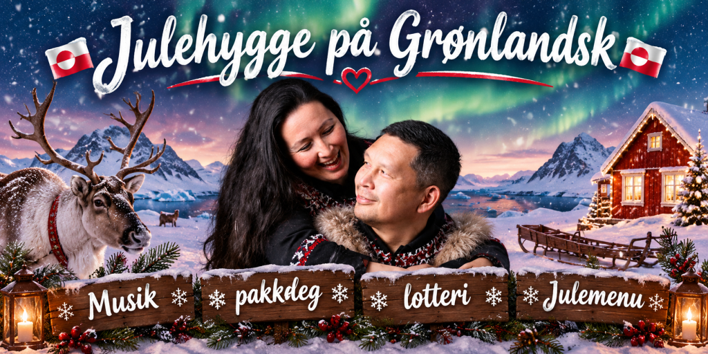 AI genereret banner for Grønlandsk Julearrangement