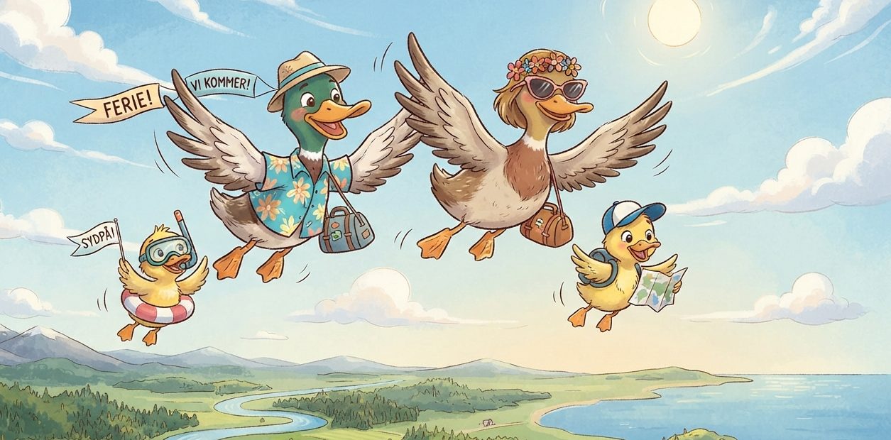 Flyvende andefamilie